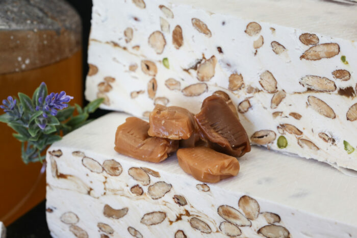 nougat caramel beurre sale - on peut voir le meilleur nougat artisanal pour l'achat nougat en ligne