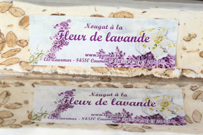 Nougat aux fleurs de Lavande de Sault en vente en ligne - Prix du nougat au kilo - Nougat de Montelimar