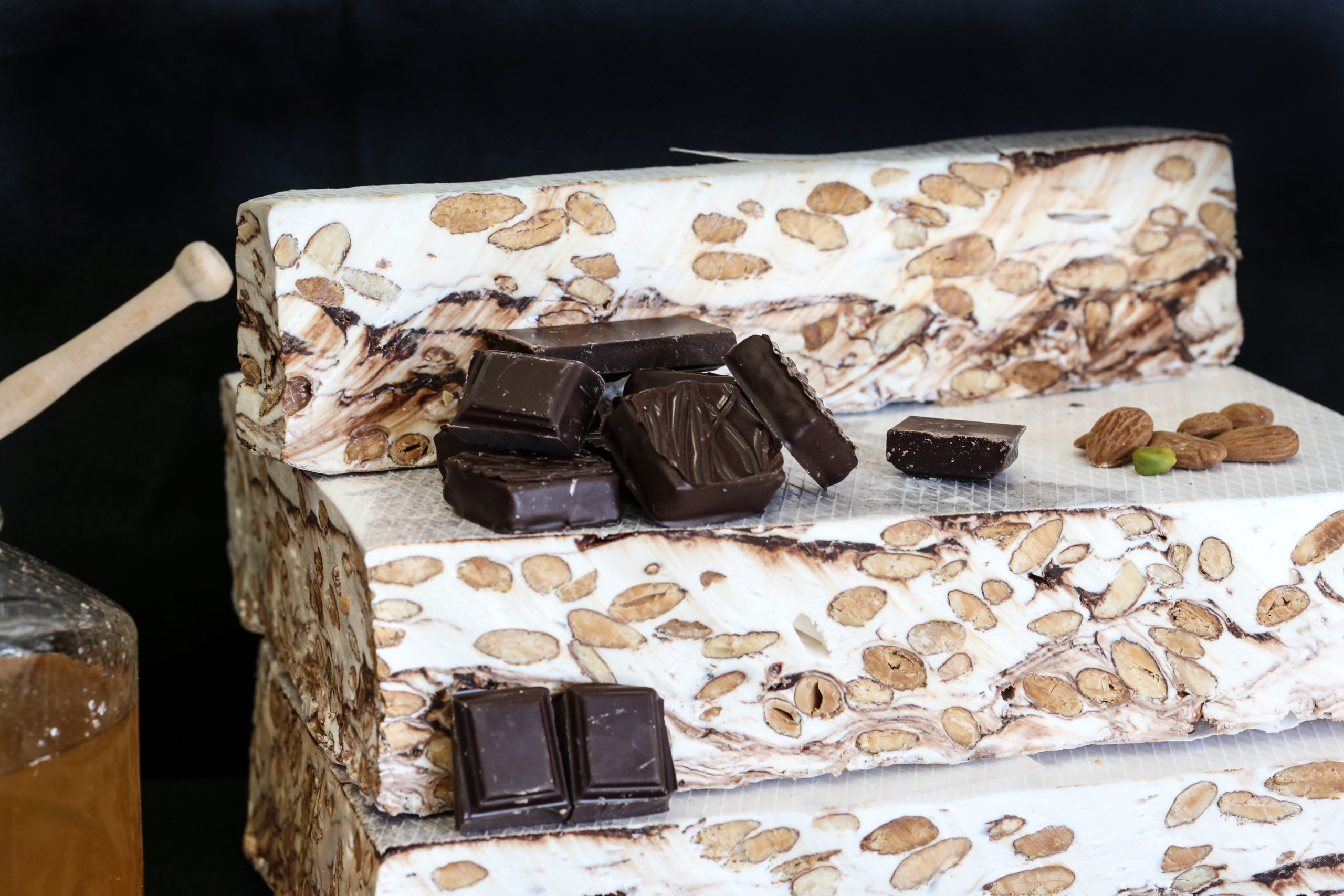 Nougat tendre au Chocolat Valrhona