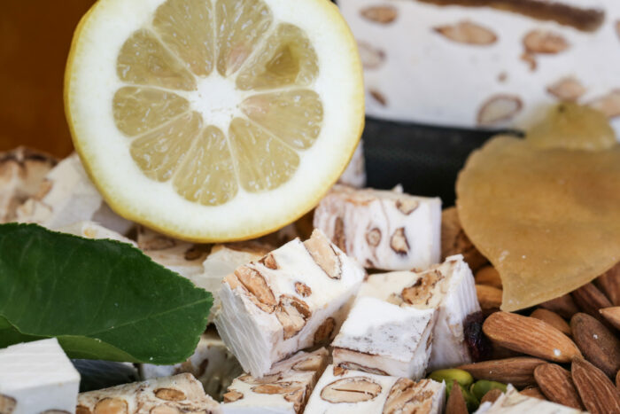 Nougat au citron confit - Le meilleur nougat blanc tendre pour l'achat en ligne