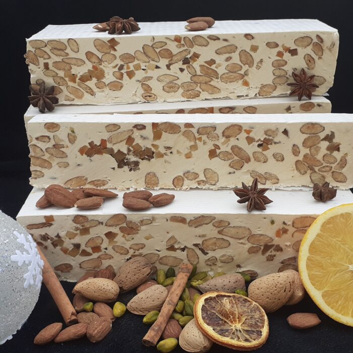 Nougat aux épices de Noel - Nougat de Montélimar et de qualité