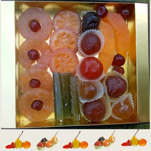 fruits confits glacés