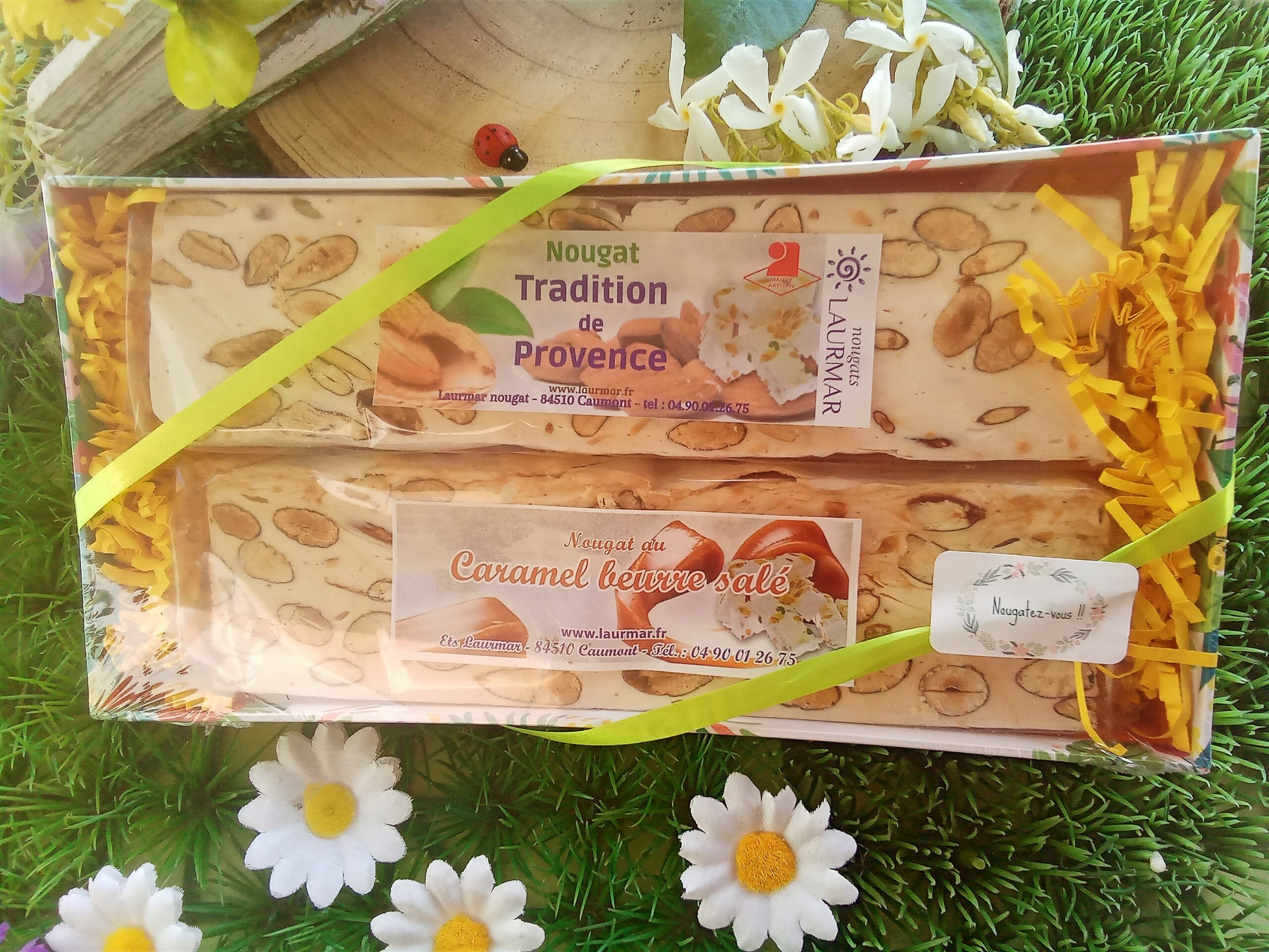 Coffret nougat blanc tendre – Laurmar